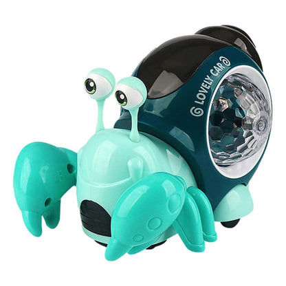 Escape Crawling Crab with Obstacles Sensors, Led Lights, Music, Safe for Ages 3+