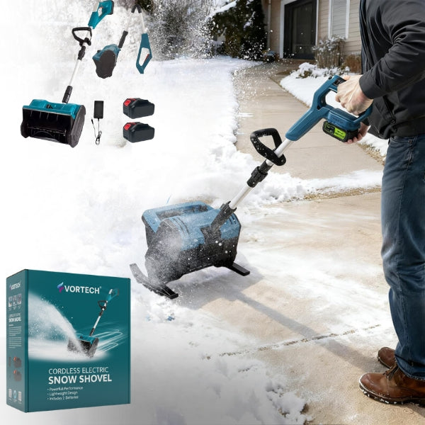 Portable Cordless Snow Shovel - Lightweight Easy Removal - Halri