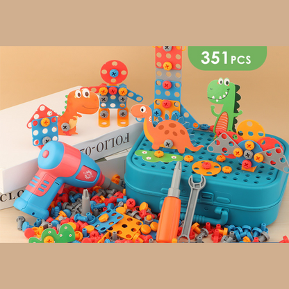 Colorful Kids 3D Toolbox Set