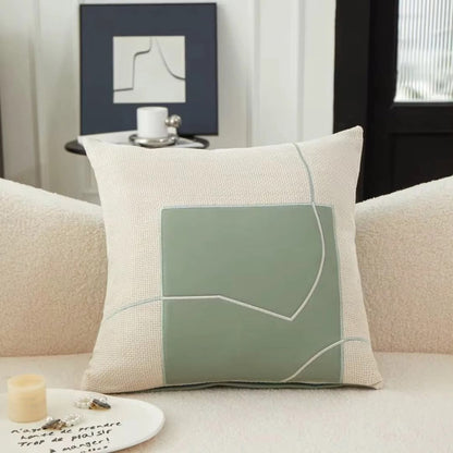 Decorative Pillow with Modern Geometric Pattern - Halri