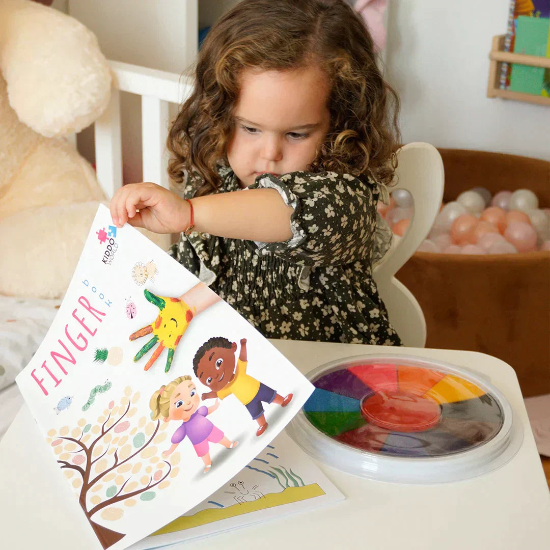 Fun Kids Painting Book with 12 Vibrant Colors