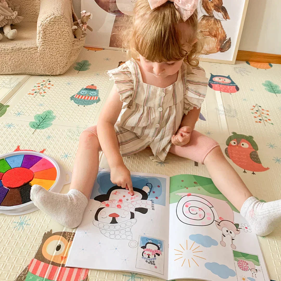 Fun Kids Painting Book with 12 Vibrant Colors