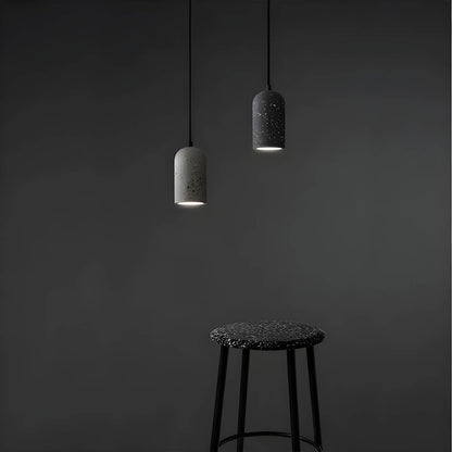 Rustic Concrete Hanging Lamp for Modern Home Decor - Halri