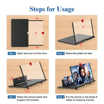 Portable Mobile Phone Screen Amplifier