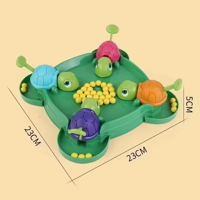 Fast & Exciting Board Game with Interactive Turtle Eating, Hand-Eye Coordination Training and Color Recognition, Safe for Ages 3+