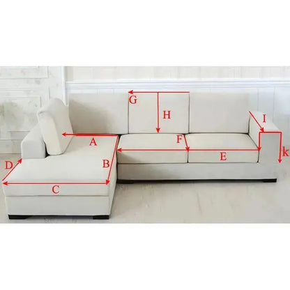 Furniture Guard Soft L-Shape Sofa Slipcover