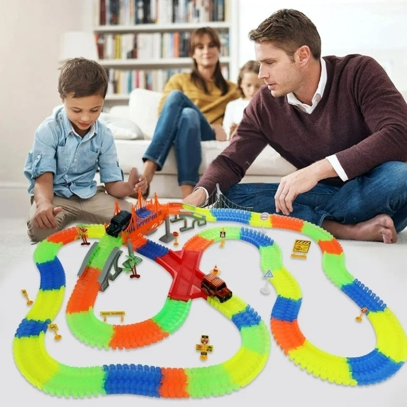 Fun Build Your Own Racing Car Track Set - Halri