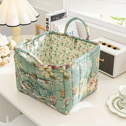 Pretty Fabric Storage Basket for Home Decor