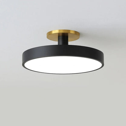 Round LED Ceiling Light - Soft White Modern Fixture - Halri