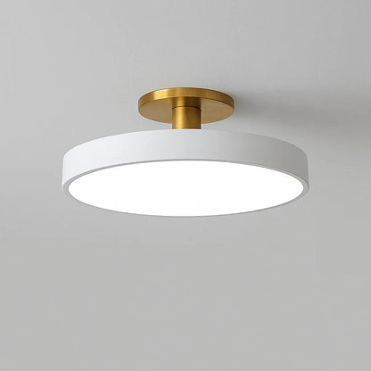 Flush Mount LED Ceiling Light Fixture – Warm White Circular Design for Elegant Illumination in Any Room 1