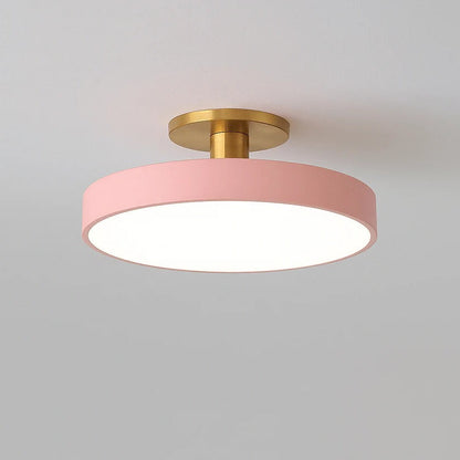 Flush Mount LED Ceiling Light Fixture – Warm White Circular Design for Elegant Illumination in Any Room 2