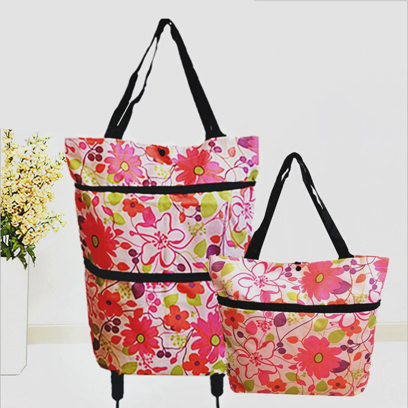 Portable Collapsible Grocery Cart Bag