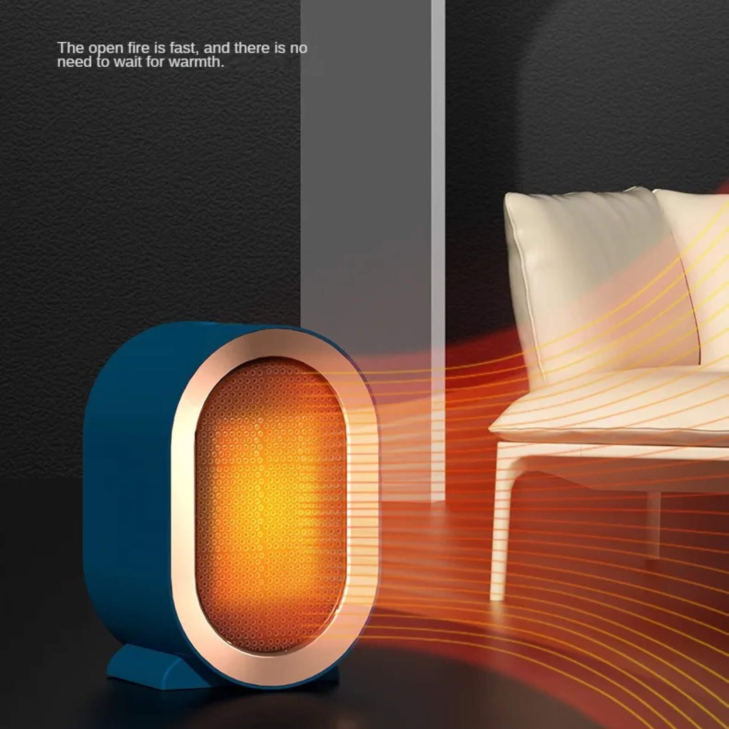 Compact Low Wattage Electric Space Heater