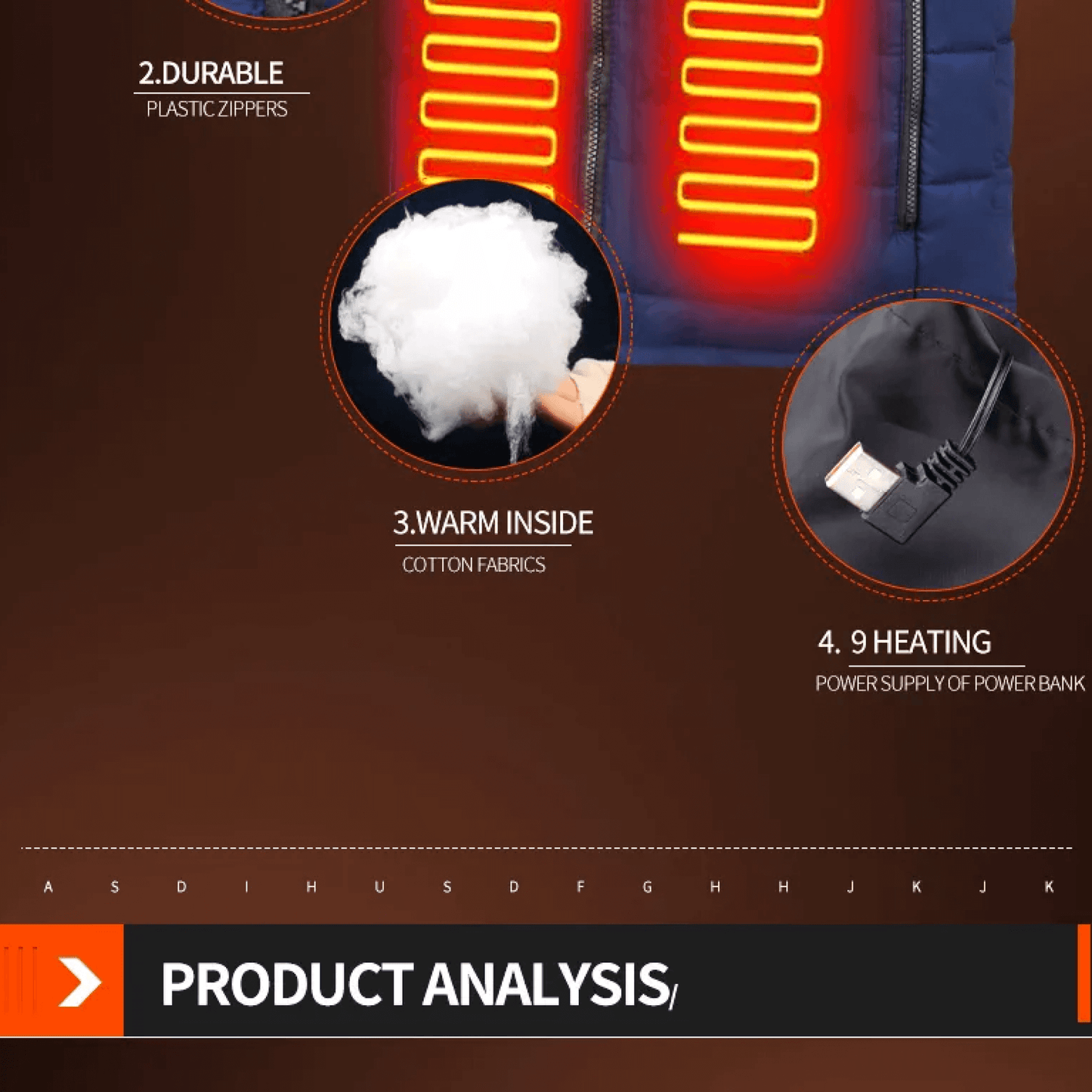 Warm Rechargeable Heating Vest for Men and Women