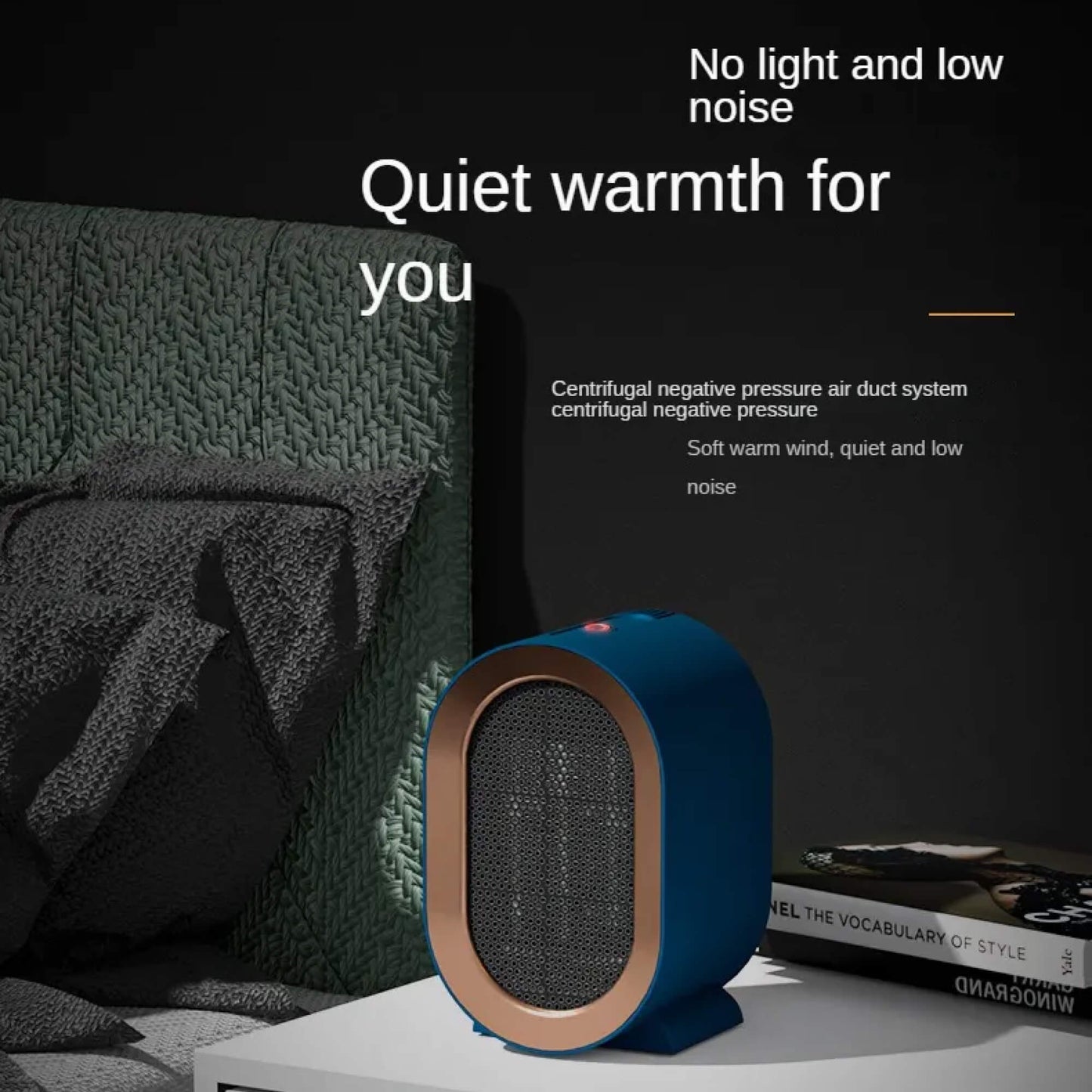 Compact Low Wattage Electric Space Heater
