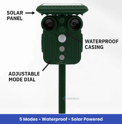 Outdoor Solar Deer Deterrent | Waterproof and Adjustable