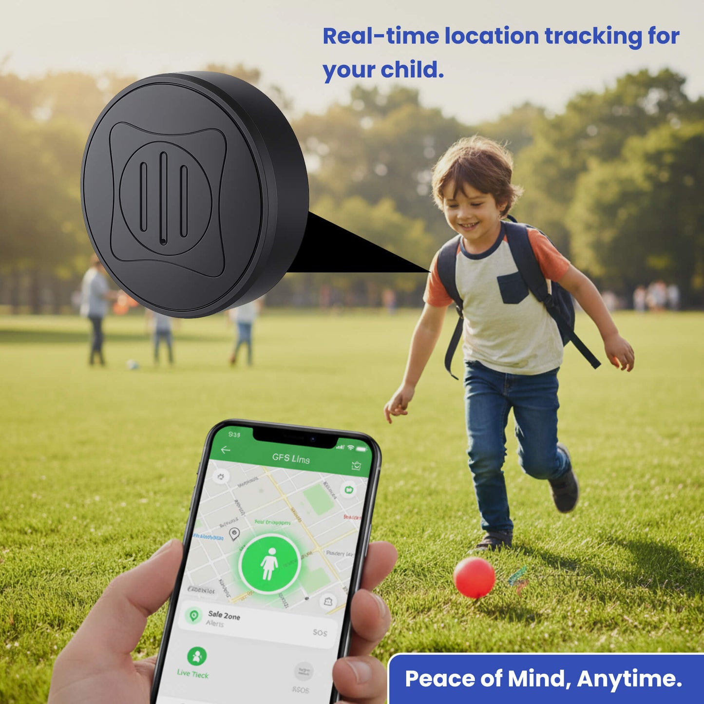Kid GPS Locator with Live Tracking