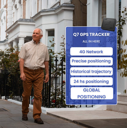 Easy GPS Tracker for Elderly with Fall Alerts
