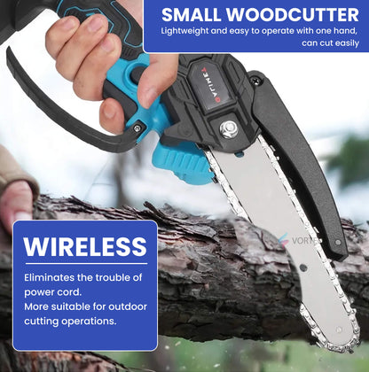 Portable Electric Chainsaw for Easy Tree Pruning