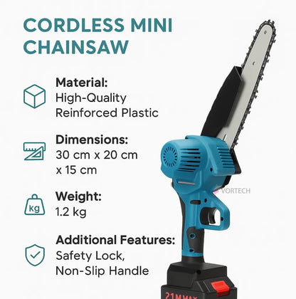 Portable Electric Chainsaw for Easy Tree Pruning
