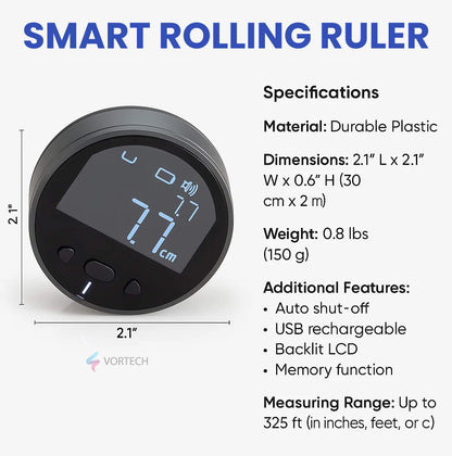 Precise Digital Ruler with LCD Screen