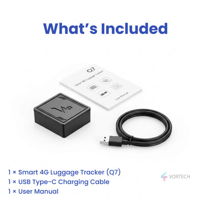 Portable Travel Bag GPS Locator with Live Tracking