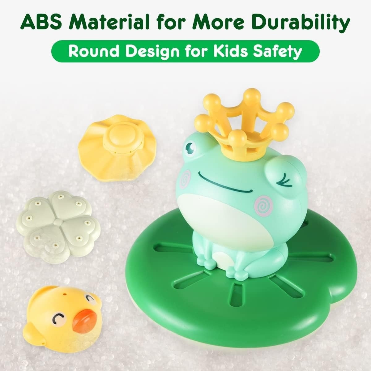 Frog Sprinkler Shower with Multiple Spray Nozzles – Compact, Portable and Safe for Ages 3+