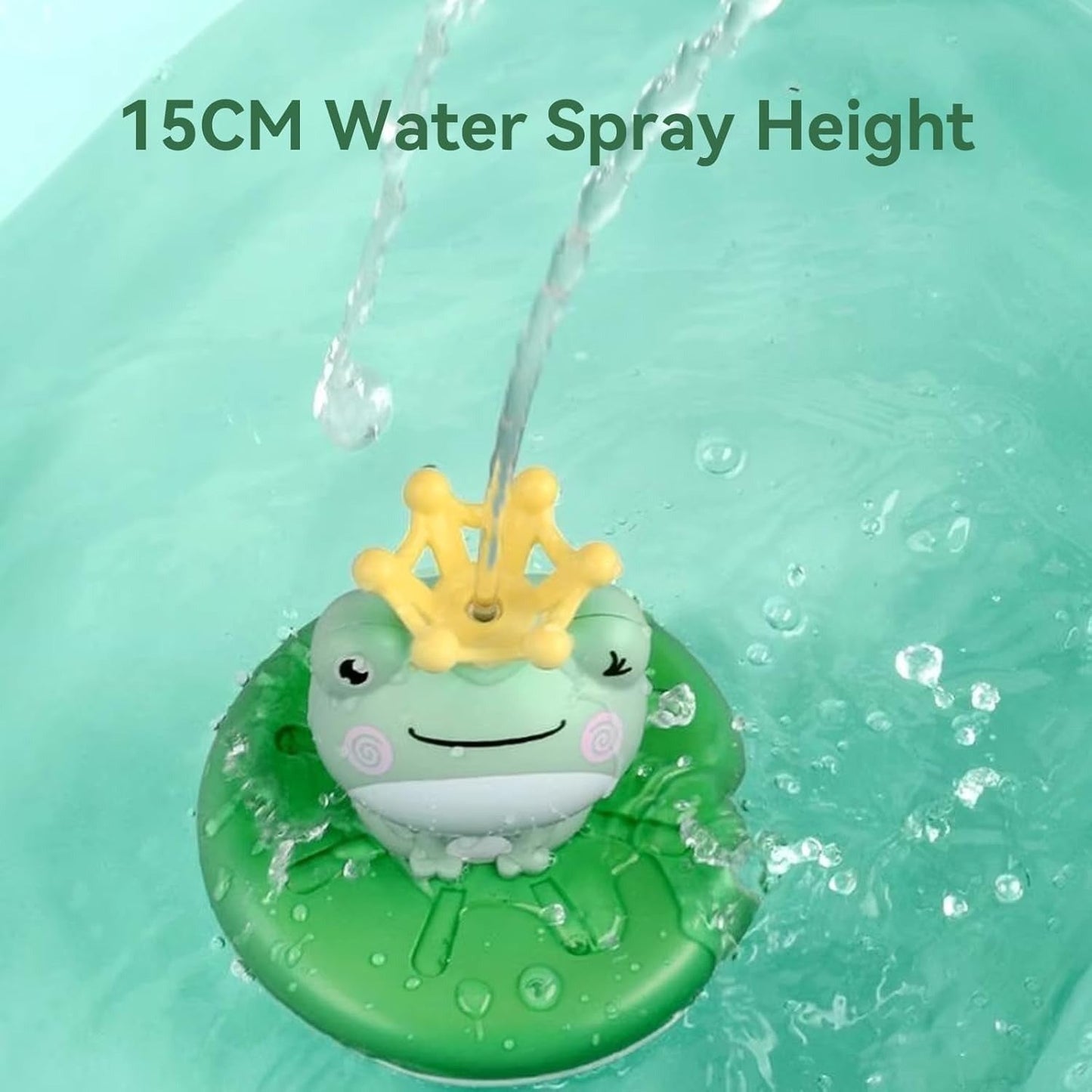 Frog Sprinkler Shower with Multiple Spray Nozzles – Compact, Portable and Safe for Ages 3+