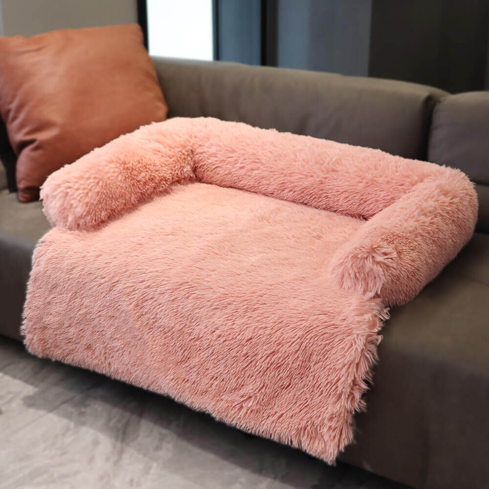 Comfortable Pet Sofa Bed - Plush Dog Cushion