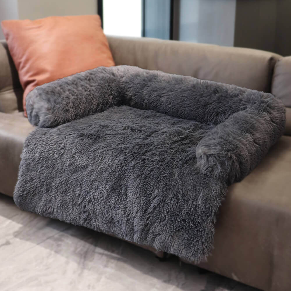 Comfortable Pet Sofa Bed - Plush Dog Cushion