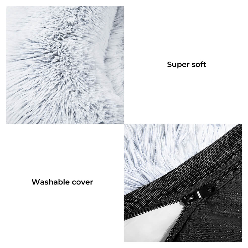 Comfortable Pet Sofa Bed - Plush Dog Cushion