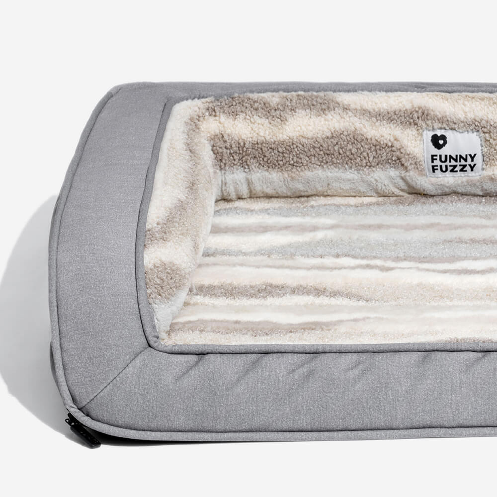 Comfortable Pet Sofa with Soft Wool Cushion