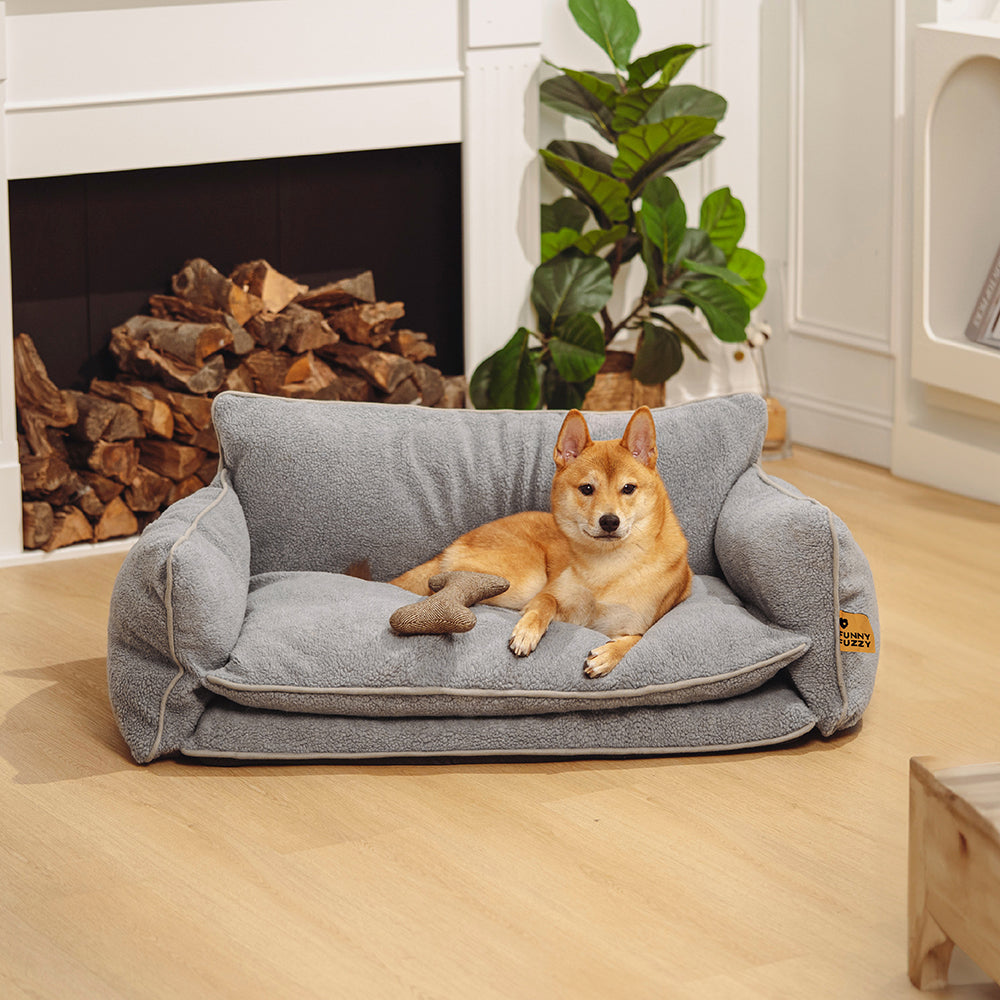 Plush Pet Fleece Couch Bed - Halri