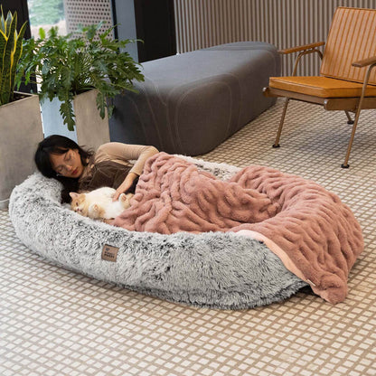 Extra Large Plush Orthopedic Dog Bed