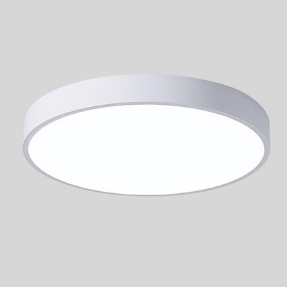 Simple Round LED Ceiling Fixture Slim Flush Mount