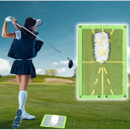 Accurate Golf Swing Trainer Mat for Indoor Outdoor Practice