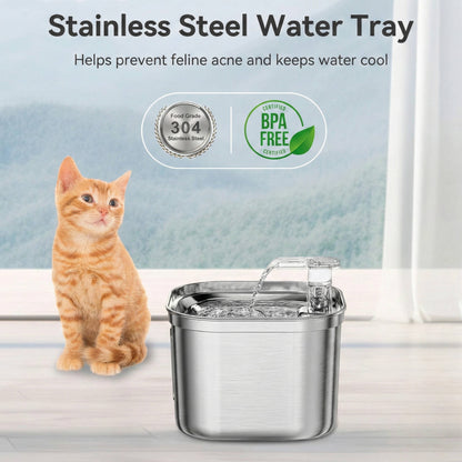Large Pet Water Fountain - Clean Fresh Silent Flow