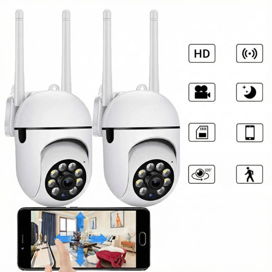 2 Pack Wireless Home Security Cameras, 1080P HD, Night Vision - Halri