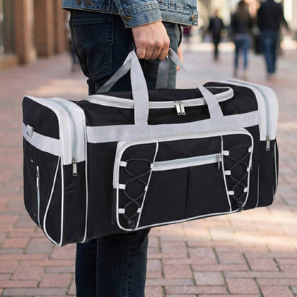 Big Spacious Duffle Bag: Waterproof Travel Bag With Strap - Halri