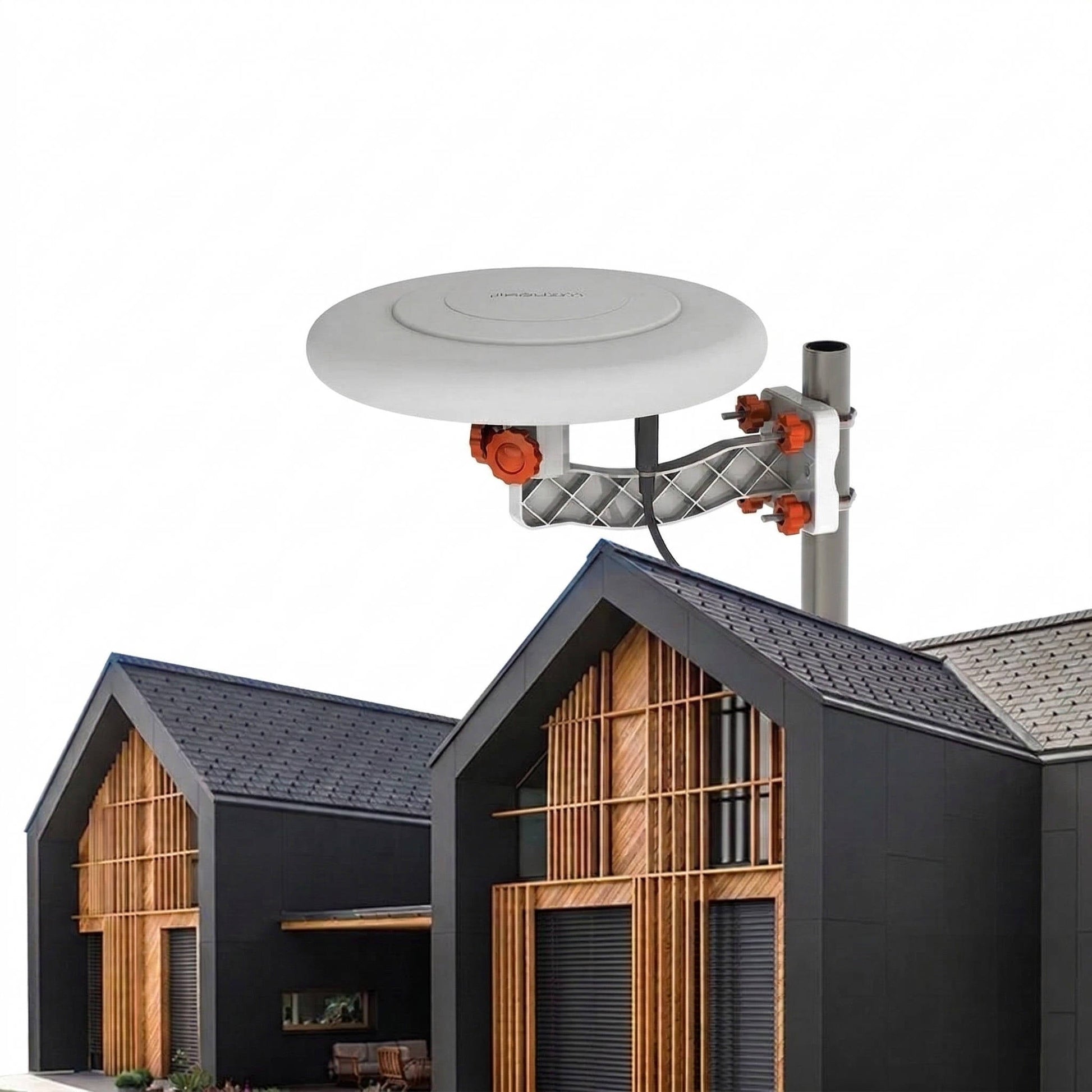 Indoor/Outdoor HD TV Antenna with 360° Signal Booster - Halri