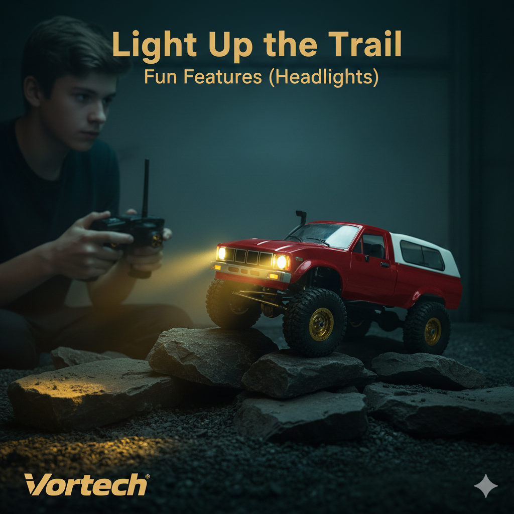 Tough 4x4 RC Rock Crawler Truck