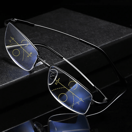 Anti Glare Progressive Eyeglasses with Comfort Fit