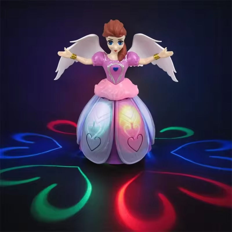 Girls' Interactive Dance Doll Light Music Magical ABS Plastic Toy