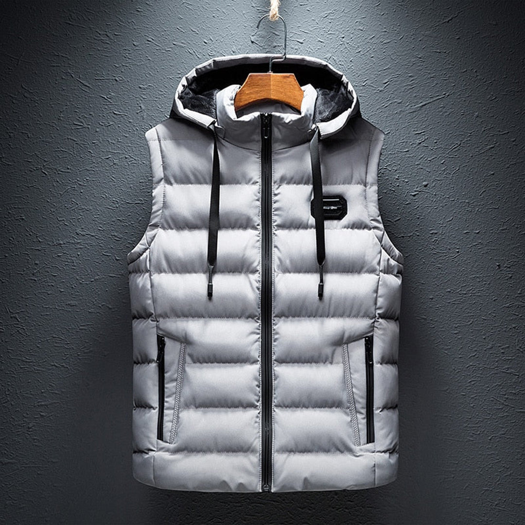 Warm Quilted Mens Vest Lightweight Puffer Jacket