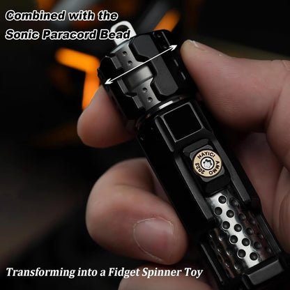 Gun Bolt Fidget Spinner – Sleek Metal EDC Haptic Slider for Ultimate Stress Relief, ADHD Focus and Office Desk Fun