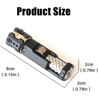 Gun Bolt Fidget Spinner – Sleek Metal EDC Haptic Slider for Ultimate Stress Relief, ADHD Focus and Office Desk Fun