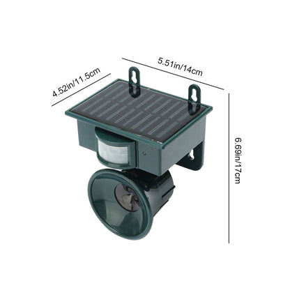 Automatic Bird Repellent Ultrasonic Scarer for Garden