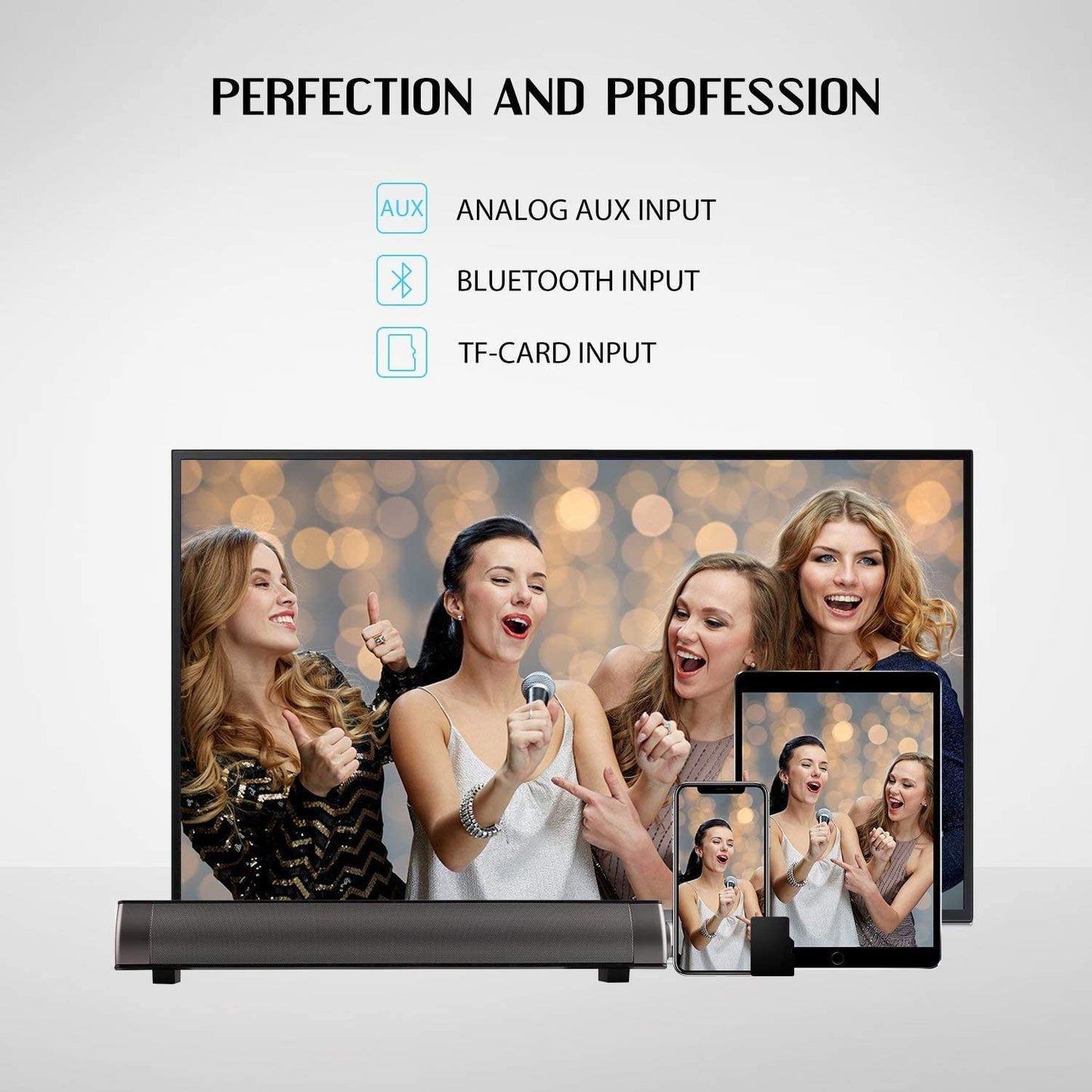 Wireless Home Theater Soundbar System