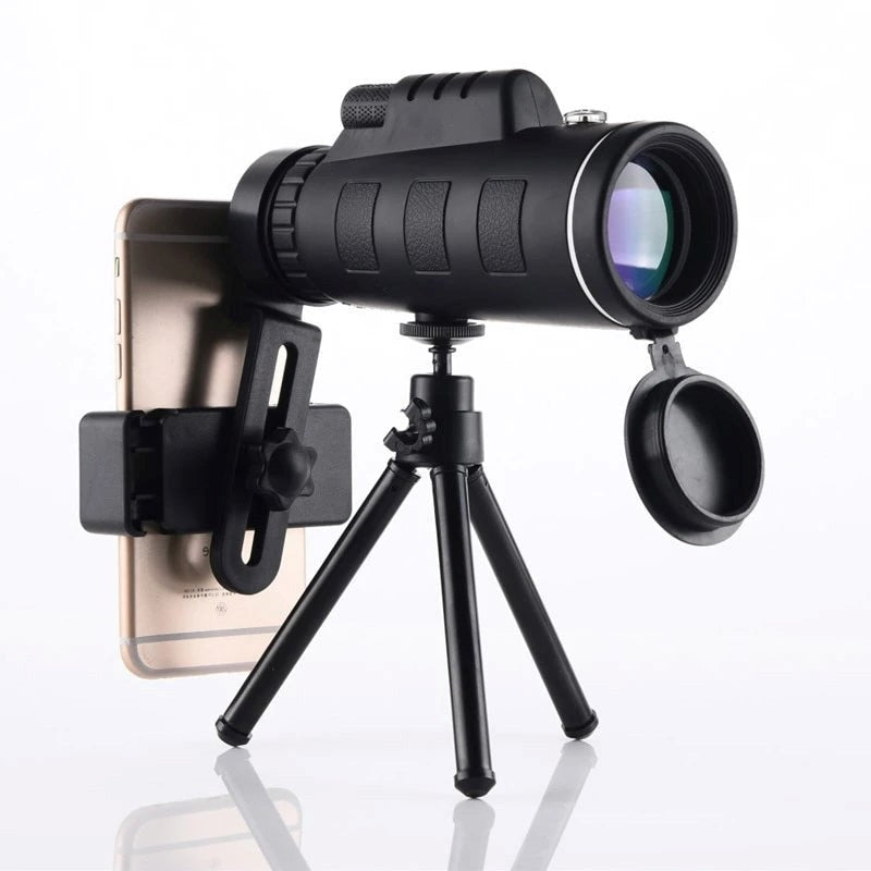 Portable HD Monocular with Phone Adapter and Tripod - Halri