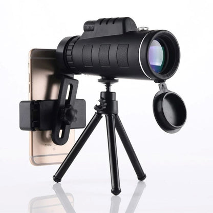 High Power HD Monocular with Phone Adapter and Tripod - Halri
